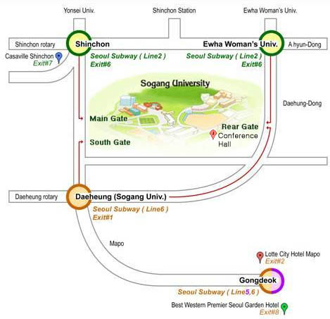 Sogang University Campus Map
